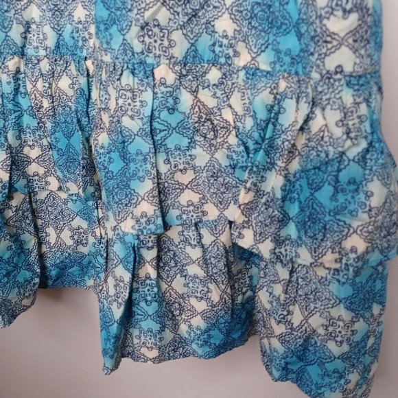 JOSEPHINE CHAUS Skirt Layered Ruffle Size 6 - Picture 2 of 5